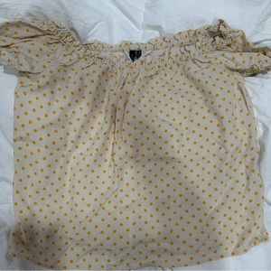 vero moda yellow blouse